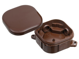 Puszka hermetyczna natynkowa PH 92x92 klik-IP54 brąz A.0018BR PAWBOL