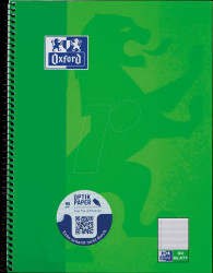 100050357 A4+ lined notepad with left-hand border, with holes