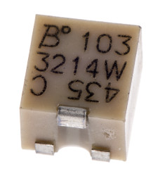 Potencjometr dostrojczy 10kΩ SMD 0.25W 5 -zwoje Regulacja górna 1,5 mm