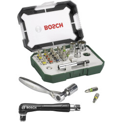 Bosch 2607017392 Promoline Bit Set 27-Piece Compact All-in-One Screw Solution