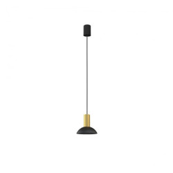 Lampa wisząca HERMANOS C BLACK/SOLID BRASS 8194 Nowodvorski Lighting