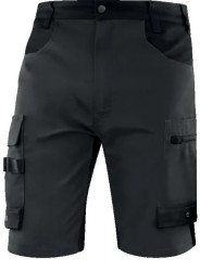 Bermudy Mach 5 z bawełny i poliestru, kolor Szaro-czarny, rozmiar: 4XL, M5BE3STRGN4X