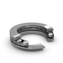 Łożysko kulkowe oporowe wew: 75mm zew: 110mm Łożysko kulkowe oporowe 28.3mm SKF