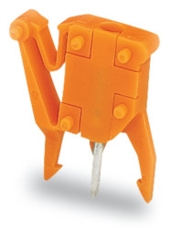 Złącze PCB 1 -pinowe raster 7.62mm Przewlekany Męski WAGO