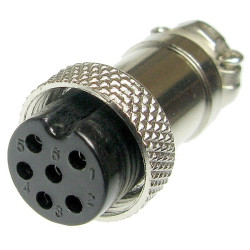 Wtyk żeński NC516(6-F) (N-11) 4A 125V