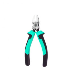 Obcinaczki boczne 160mm twarde stal 60CrV do przewodów miedzianych, opasek i miękkiej stali 1mm, Pros Kit PM-806FG