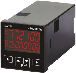 Licznik minut, sekund 12 → 30 V DC Resetowanie Automatyczne, ręczne Hengstler LCD 6-cyfrowy Licznik