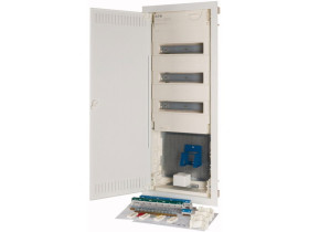 Rozdzielnica hybrydowa podtynkowa 36 modułowa 3x12M drzwi metal superpłaska IP30 KLV-60UPS-HY36-SF 302442 EATON