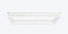 Ramka podtynkowa wpustowa wpuszczana SKYFRAME do paneli 60x60 H70mm biała