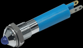 19020257 LED signal light, external reflex, 3 mm, blue, 12 V, Ø6 mm