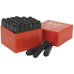 Sealey AK8298 Letter &amp; Number Punch Set 36pc 10mm