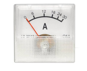 Amperomierz panelowy mini 30A +bocznik