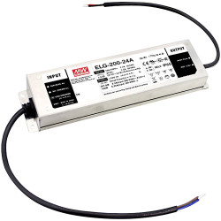 Mean Well ELG-200-12DA-3Y LED driver 192W PFC IP67 surge protection