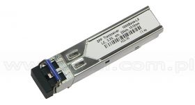 Moduł SFP WDM, 1Gb, SC SM, 20km, TX:1310nm, DDMI, przemysłowy