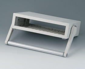 ABS enclosure, (L x W x H) 260 x 185 x 74 mm, gray white (RAL 9002), IP40, B2211117