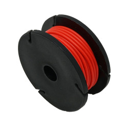 Silicone Cover Stranded-Core Wire - 25ft 26AWG - Red