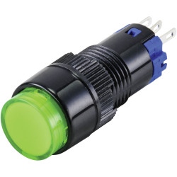 TruComponents 782690 Pushbutton ,Panel Mount,Off/(On),NO/NC,Solder,IP40