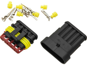 KOSTKA WTYK ZŁĄCZE HERMETYCZNE SUPERSEAL 5 PIN ZESTAW