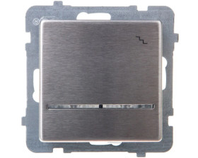 SONATA Łącznik schodowy z podświetleniem stal inox ŁP-3RMS/m/37