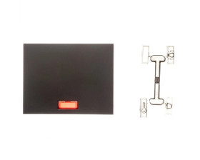 K.1 Klawisz z 5 dołączonymi soczewkami antracyt mat lakierowany 14157006