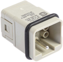 Wkładka złącza dużej mocy 8-pinowe Harting 10A Męski Proste