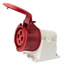 Gniazdo stałe 32A 4P IP44 400V / 23396