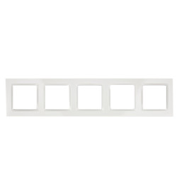 Ramka pięciokrotna biała CR5/11 Kontakt Simon10