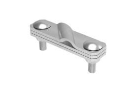 Złącze krzyżowe skośne pręt-bednarka 3-elem. stal nierdzewna 116.4.2 NI 11602405