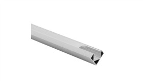 Profil R02 Narożny Biały +Klosz Mleczny 2M