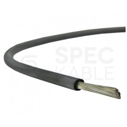 Kabel silikonowy SIF 180°C 0,75mm2 jednożyłowy czarny 300/500V ciepłoodporny bezhalogenowy linka TKD