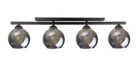 Lampa sufitowa nowoczesna 4xE27 MINOR BLACK