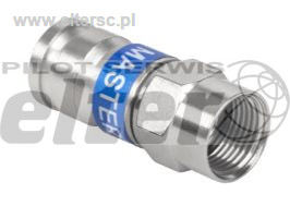 Wtyk F kompresyjny RG6 MASTER