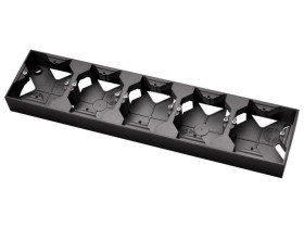 IMPRESJA Puszka instalacyjna 5 pięciokrotna naścienna 32mm antracyt PNP-5Y/50 OSPEL