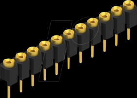 MK 01 11 G Socket, 1-row, 1 x 11 - 2.54 mm