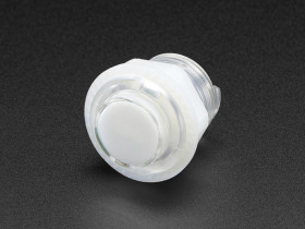 Adafruit Mini LED Arcade Button - 24mm Translucent Clear