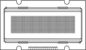 OLED-076H016A-BPP5N00000 76 x 16 Graphic OLED