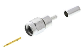 Złącze koncentryczne Montaż na kablu Męski 50Ω typ złącza Złącze SMA 0 to 12.4GHz Połączenie zagniatane typ kabla RD316