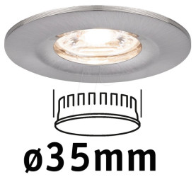 94300 Nova Mini Coin rigid flush mounted fixture, 4 W, 2700 K, round,