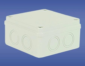 Puszka hermetyczna natynkowa 108x108x56mm IP44 biała PH-1A.2B 28.121