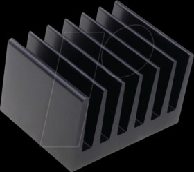 SK 100/50 SA Heat sink, 50 mm, aluminum, 2.5 K/W.