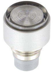 Soczewki do wskaźników, Bezbarwny, Prostokąt, Montaż na panelu