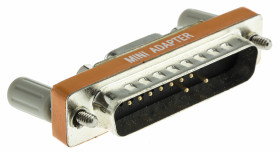 Adapter D-sub z typu D-Sub z 25 stykami na rodzaj Żeński z rodzaju Męski na typ D-Sub z 9 stykami