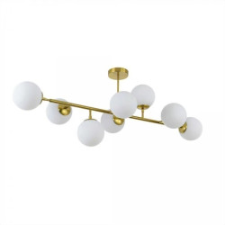 Lampa wisząca Dorado 8 złota 8xE14 Light Prestige