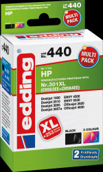 EDD-440 Ink - HP - Multipack - 301XL (CH563/564EE) - refill hotline: 008