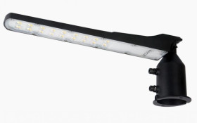 Oprawa drogowa uliczna parkowa lampa LED line FLAMINGO 50W 4000K 5000lm czarna IP65 3 lata gwar.