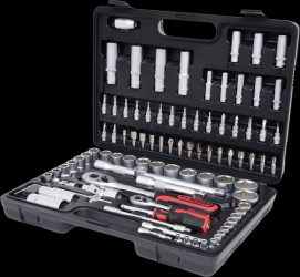 917.0796 1/4" + 1/2" socket set, 96 pieces