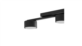 Lampa Podłogowa Omi Kolor Czarny Szklane Białe Klosze, Źródło 4*G9 - 1176...