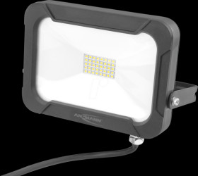 1600-0281 LED floodlight, 20 W, 1600 lm, 5000 K, black, IP54