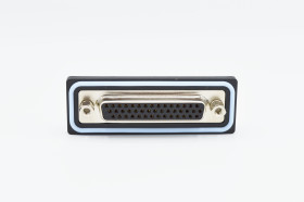 Złącze D-Sub lutowane 44-pinowe Żeński Pionowy Montaż na płytce drukowanej raster 2.29mm