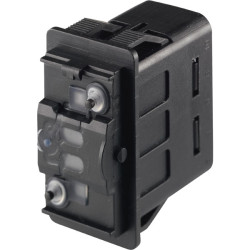 Marquardt 3250.0418 Rocker Switch 10A IP66/IP67 2x SPST On-Off-On Momentary